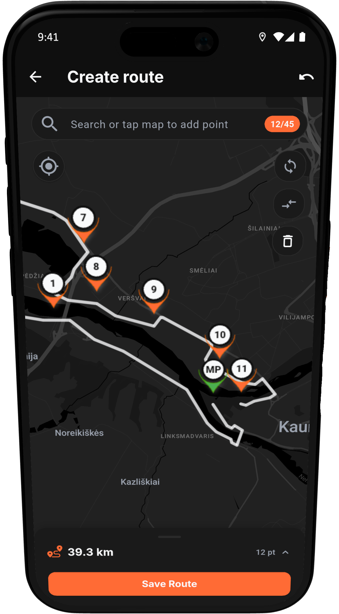 Vixma app route creation