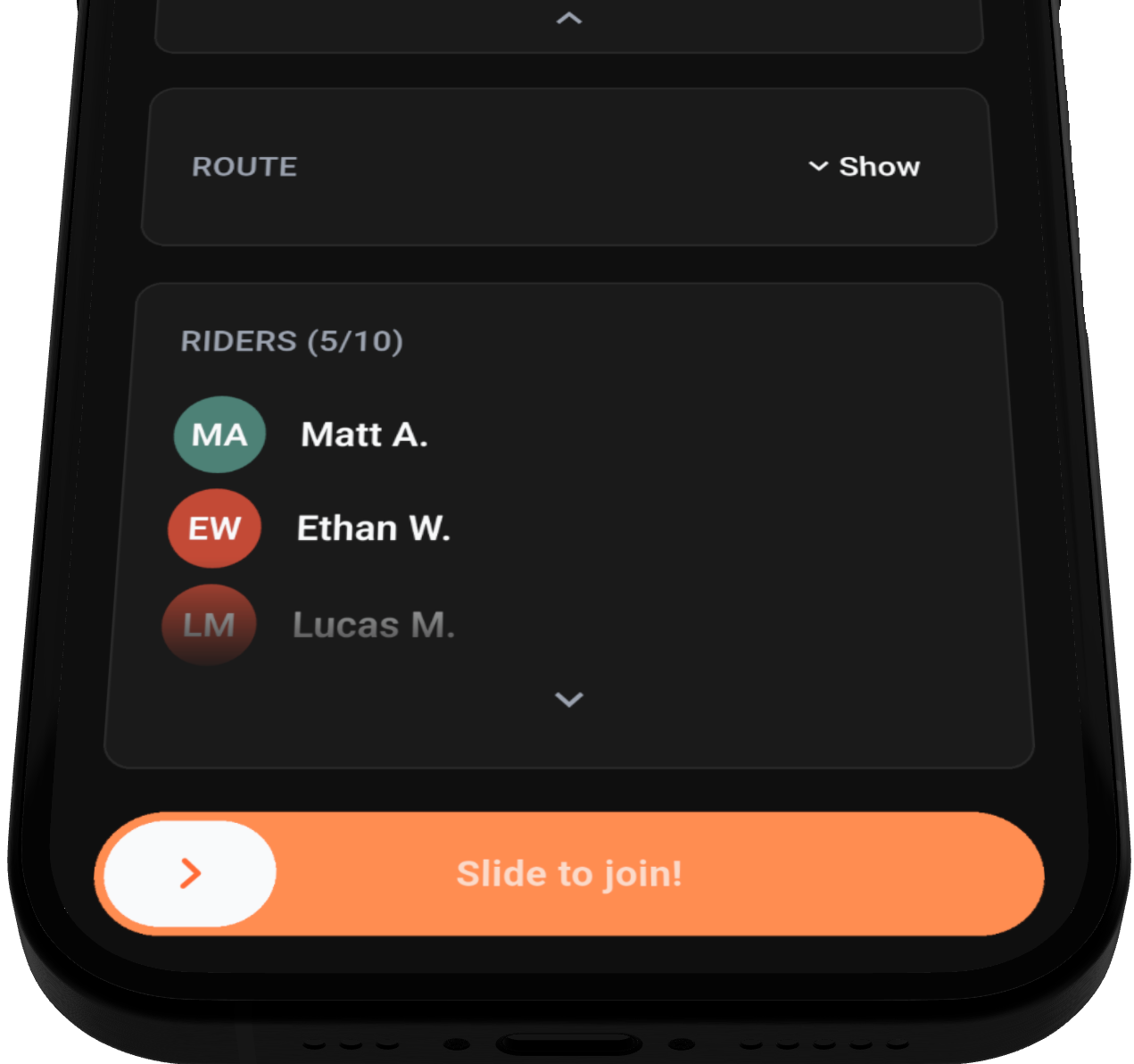Vixma app join the ride